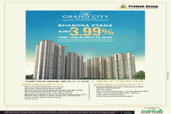 Prateek Grand City stands for luxury and grandness in Ghaziabad